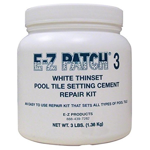 Ez-Path 3 lbs White Thinset Pool Cement E-35599